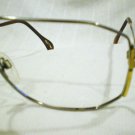 VINTAGE JAGUAR LARGE  EYEGLASSE SILVER GOLD  65-113-135