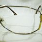 VINTAGE JAGUAR LARGE  EYEGLASSE SILVER GOLD  65-113-135