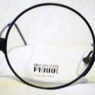 VINTAGE GIANFRANCO FERRE ROUND EYEGLASSES BLACK 50-21