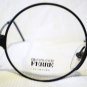 VINTAGE GIANFRANCO FERRE ROUND EYEGLASSES BLACK 50-21