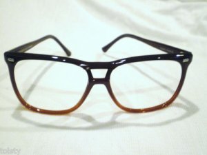 VINTAGE RD HAWAII AVIATOR EYEGLASSES PLUM  56-15-140