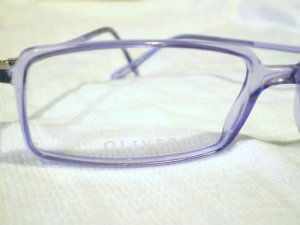 New OLIVER Eyeglasses TRANSPARENT VIOLET SPRING HINGES
