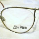 Vintage JEAN PAUL GAULTIER JPG EYEGLASSES ANIQUE GOLD