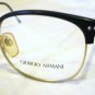 VINTAGE GIORGIO ARMANI EYEGLASSES BLACK GOLD  MOD.350