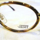 VINTAGE GIANNI VERSACE EYEGLASSES GOLD TORTOISE MOD.H24