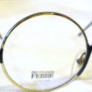 NEW GIANFRANCO FERRE ROUND EYEGLASSES  GOLD BLACK