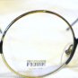 NEW GIANFRANCO FERRE ROUND EYEGLASSES  GOLD BLACK