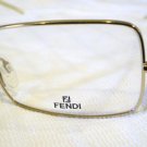 NEW FENDI EYEGLASSES GOLD  MOD.VL7321  53-17-135