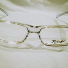 NEW MITAKI EYEGLASSES CLEAR CRYSTAL SPRING HINGES 54-17-135