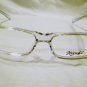 NEW MITAKI EYEGLASSES CLEAR CRYSTAL SPRING HINGES 54-17-135