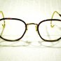 VINTAGE EYEGLASSES LONDON LINE BEAUFORT ROLLED 12K GOLD WITH CABLES 44-18-155