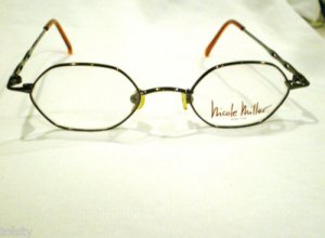 NEW  EYEGLASSES ORIGINAL NICOLE MILLER MOD.1535 SPECTRUM HAVANA BROWN 44-20-140