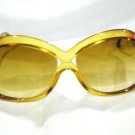 VINTAGE GIVENCHY VII SUNGLASSES NOS TRANSPARENT BROWN