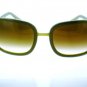 NEW CHLOE SUNGLASSES LARGE OLIVE GREEN MADE IN FRANCE