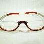 VINTAGE MIKLI MM EYEGLASSES RIMLESS RED SILVER  FRANCE  MOD 6928