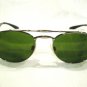NEW ALPINA Sunglasses GUNMETAL SILVER AVIATOR  SPRING HINGES 57-21-140