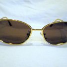 Vintage GIANNI VERSACE SUNGLASSES GOLD  MOD M02/S WOW MADE IN ITALY