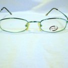 NEW  EYEGLASSES CE-TRU  METALLIC GREEN 45-20-135 SPRING HINGES