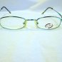 NEW  EYEGLASSES CE-TRU  METALLIC GREEN 45-20-135 SPRING HINGES