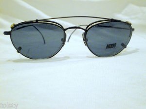 NEW  EYEGLASSES ORIGINAL MODO RIMLESS CLIP ON  MAT BLACK 47-21-140