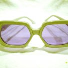 VINTAGE JACQUES ESTEREL 80'S LARGE DMC IVORY WHITE SUNGLASSES MADE  FRANCE