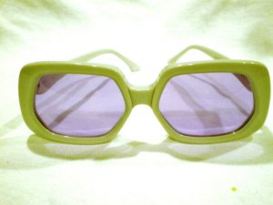 VINTAGE JACQUES ESTEREL 80'S LARGE DMC IVORY WHITE SUNGLASSES MADE  FRANCE