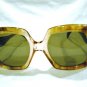 VINTAGE JACQUES ESTEREL 80'S LARGE DMC TORTOISE CLEAR SUNGLASSES MADE  FRANCE