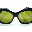 VINTAGE JACQUES ESTEREL 80'S LARGE DMC DARK BLUE SUNGLASSES MADE IN FRANCE HOT