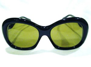 VINTAGE JACQUES ESTEREL 80'S LARGE DMC DARK BLUE SUNGLASSES MADE IN FRANCE HOT