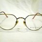 VINTAGE MARTINE SITBON  EYEGLASSES ANTIQUE GOLD TORTOISE 50-20-135
