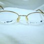 NEW  EYEGLASSES YVES COGAN BY TURA GOLD HALF RIMLESS  48-20-140