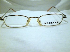 NEW  EYEGLASSES NOGUCHI EYEWEAR SILVER  48-18-140 SPRING HINGES