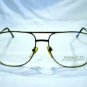 NEW  EYEGLASSES DANIEL FLEX  AVIATOR  GUNMETAL 58-18-145 SPRING HINGES