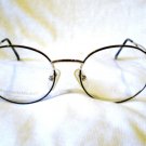 NEW  EYEGLASSES MAURICE ST.MICHEL BROWN GOLD 53-18-140 SPRING HINGES ITALY