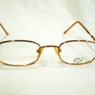 NEW SMALL  EYEGLASSES CE-TRU PINK GOLD 44-18-135 SPRING HINGES