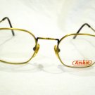 NEW SMALL  EYEGLASSES ARCLITE ANTIQUE GOLD 43-18-125 SPRING HINGES