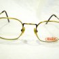 NEW SMALL  EYEGLASSES ARCLITE ANTIQUE GOLD 43-18-125 SPRING HINGES