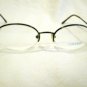 NEW MASER EYEGLASSES METALLIC BLUE RIMLESS MOD. 081 50-18-135  SRING HINGES