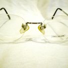 VINTAGE JONES NEW YORK RIMLESS EYEGLASSES SILVER MOD.J-205T  52-20-140 WOW