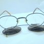 NEW  EYEGLASSES REVOLUTION EYEWEAR  CLIP ON MAT BLACK SPRING HINGES 45-20-145