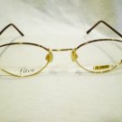 NEW  EYEGLASSES LA PERLA BURGUNDY GOLD MOD. INTRIGUE 48-19-135