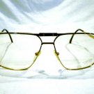 NEW  EYEGLASSES ESSENCE LARGE  AVIATOR MARBLE GREY GOLD 61-15-145 SPRING HINGES
