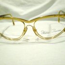 VINTAGE PALOMA PICASSO EYEGLASSES RHINESTONES GOLD HOT 56-16 MAID IN  AUSTRIA