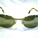 VINTAGE FELLINI SPORT SUNGLASSES SILVER  MIRROR LENSESES  WRAPAROUND