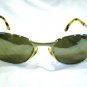 VINTAGE FELLINI SPORT SUNGLASSES SILVER  MIRROR LENSESES  WRAPAROUND