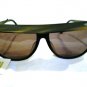 VINTAGE VERRI VISOR GOLF SPORT SUNGLASSES BROWN  MADE  JAPAN