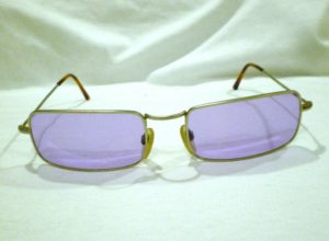 Vintage RED ROSE SUNGLASSES MOD.77 PEWTER MADE IN JAPAN RARE