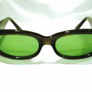 VINTAGE GIANNI VERSACE SUNGLASSES GRAY BLACK MOD.293/A MADUSA LOGOS