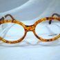 VINTAGE CERRUTI 1881 ROUND EYEGLASSES AMBER BLONDE 53-18-130