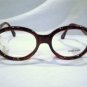 VINTAGE CERRUTI 1881 ROUND EYEGLASSES MOSAIC BURGUNDY 51-18-130